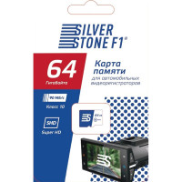 Карта памяти для видеорегистраторов Silverstone F1 Speed Card 64GB SpeedCard64