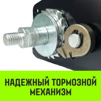 Лебедка ручная барабанная с тормозом HITCH HWB 500 кг канат 10 м SZ073180