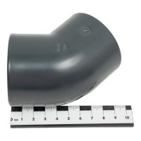 Клеевой отвод НПВХ AQUAVIVA 45 DN 50 PN16 ELW05045 40306