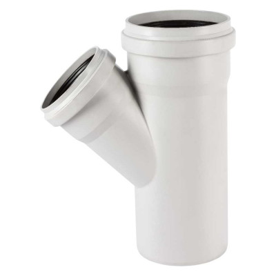 Тройник бесшумной канализации Ostendorf Skolan Safe 200х160 мм. 45 градусов, SKEA 338210