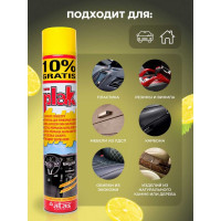 Полироль салона PLAK Лимон 750 мл аэрозоль 5160