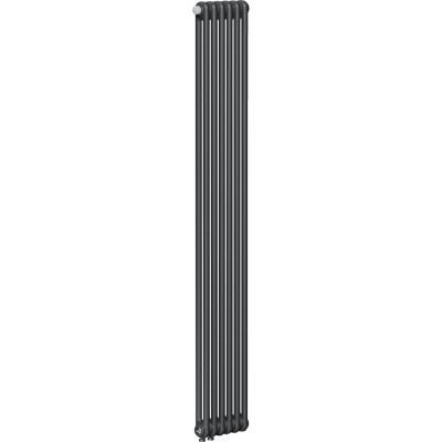 Радиатор трубчатый RIFAR TUBOG Ventil 2180, Титан, 6 секций, нижнее подключение TUB 2180-06-DV1-TI