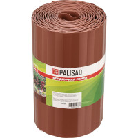 Садовый бордюр PALISAD 20x900 см, коричневый 64485