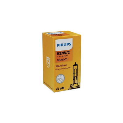 Автолампа PHILIPS H27W,2 PGJ13 HALOGEN 12V ,1,10,200 12060C1 405924