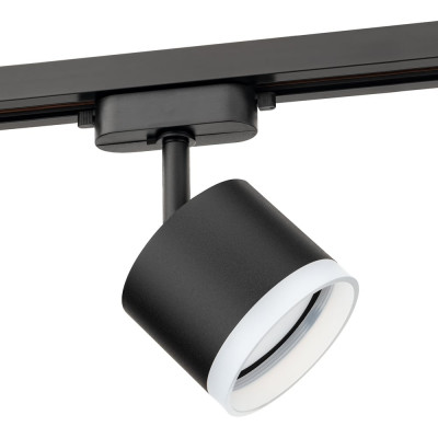 Трековый светильник RITTER Artline поворотный цилиндр 85x70mm GX53 230В алюминий/пластик 4м2 черный 59862 0