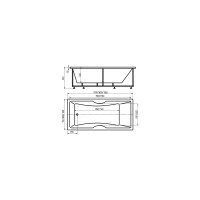 Ванна AQUATEK Феникс 190, пустая, без фронтального экрана FEN190-0000079 00000002173