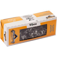 Мебельная забивная гайка Element М5 белый цинк 80 шт 307440