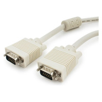 Кабель VGA Premium Cablexpert, 15M/15M, 5.0м, двойная экранировка, ферритовые кольца, пакет CC-PPVGA-5M
