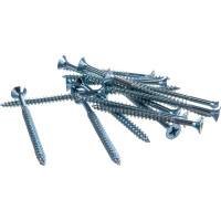 Универсальные саморезы Стройбат 6,0x80 белый цинк 110691