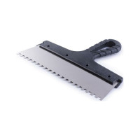 Зубчатый шпатель с антикоррозийным покрытием 250мм зуб 10х10мм Jettools 202-250/10