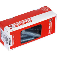 Болт Стройбат DIN 933 М18x70 белый цинк 8 шт 274451