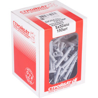 Дюбель-гвоздь Стройбат 5x50 потайной 150 шт 041830