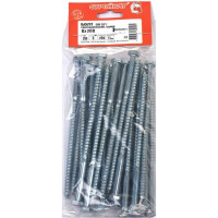 Сантехнический болт Стройбат DIN 571 8x200 белый цинк 308060