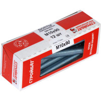 Болт Стройбат DIN 933 М10x90 белый цинк 12 шт 272531