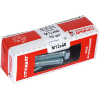 Болт Стройбат DIN 933 М12x60 белый цинк 10 шт 272581