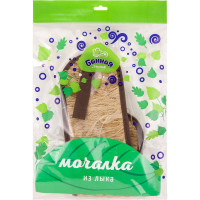 Мочалка лыковая БАННАЯ ЛИНИЯ с ручками 11-244