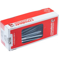 Сантехнический болт Стройбат DIN 571, 6x130 белый цинк 40 шт. 307990