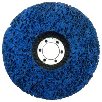Круг тарельчатый шлифовальный Orientcraft из нетканого материала 125x22 мм, синий 800.02А