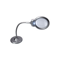 Лупа Veber 4B-6 диаметр 107 мм, 2.25х, 5х, с LED подсветкой 22899