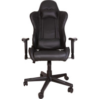 Компьютерное кресло GRAMBER черное, экокожа В01