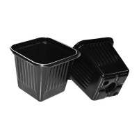 Набор горшков для рассады ЛЕТО 0.23 л, 7x7 см, полистирол, 100 шт. 90007