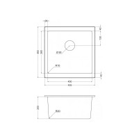 Мойка EMAR EMQ-1455.P Алмаз