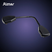Трековый коннектор RITTER для соединения шинопровода гибкий узкий Artline пластик/медь черный 59754 8