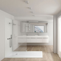 Поддон для душа VINCEA из искусственного камня, 1200x800x25, белый матовый VST-4SR8012W