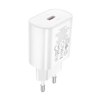 Сетевое зарядное устройство Hoco n22 jetta 1xusb-c, 3а, pd25w, qc3.0 (белый) 0L-00050940