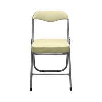 Складной стул ООО Комус каркас металлик, кожзам бежевый, рс 04 кант 1816736