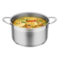 Кастрюля MAUNFELD GERDA из нержавеющей стали, со стеклянной крышкой, 18 см, 2,5 л MCS25S07