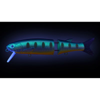 Воблер Strike Pro Glider 105 цвет: A150-713 UV Blue Silver OB EG-157-SP#A150-713