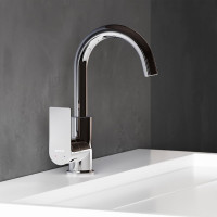 Смеситель для умывальника с поворотным изливов Damixa Apollo хром 470220000