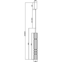 Подвесной светильник MAYTONI ordo led 12w металл хром MOD272PL-L12CH3K