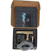 Смеситель для умывальника FASHUN золото A8885-35