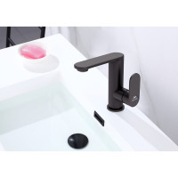 Смеситель для умывальника FASHUN черный A8885-7