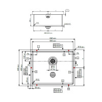 Мойка для кухни ALVEUS NOX 50 BRS 540x440x200 в комплекте с интегрированным сифоном 1149926