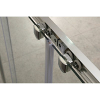 Шторка на ванну BelBagno UNIQUE-VF-2-150/180-140-C-Cr