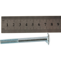 Мебельный болт с усом Element DIN 607 8x70 белый цинк 15 шт 244350