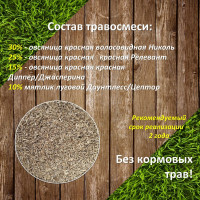 Семена газона Детский парк 8 кг для создания газонов с мягким покрытием 4607160330150