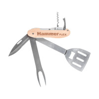 Мультитул для гриля HAMMER Flex 310-310, нержавеющая сталь, разборный, 5 приборов 530195