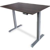Стол с регулируемой высотой StolStoya МОТОР UP рама серая, столешница ЛДСП, Дуб Милано, 145x80 PE211ISSLDM145