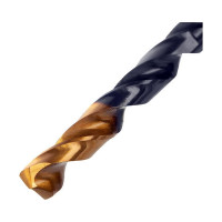 Сверло по металлу Golden Tip 6 мм, HSS-Tin, 10 шт, DIN 338 Denzel 717215