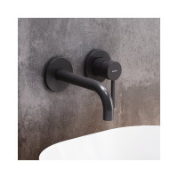 Встраиваемый смеситель для раковины Damixa Scandinavian Pure чёрный 360260300