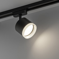 Трековый светильник RITTER Artline поворотный цилиндр 85x70mm GX53 230В алюминий/пластик 4м2 черный 59862 0