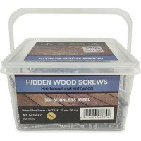 Саморезы Camo Hidden Wood Screws A2 60 mm, 350 шт., для скрытого монтажа террас и фасадов с помощью инструмента Marksman арт. 60350A2