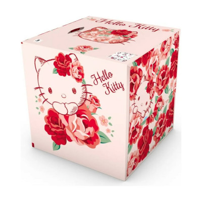 Бумажные салфетки-выдергушки WORLD CART Hello Kitty HLK-FC-01/розочки