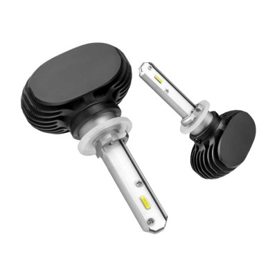 LEDZILLA Светодиодные лампы LED для авто LEDZILLA S1 H27 880 881 25Вт 12В лампочки для автомобилей в фары ДХО птф лед , комплект 2шт S1-H27