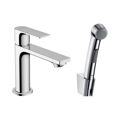 Смеситель для раковины Hansgrohe Rebris e 110 с гигиеническим душем 72216000 122417