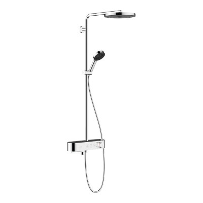 Душевая система Hansgrohe HG Pulsify S Showerpipe 260 1jet с термостатом для ванны ShowerTablet 400 24230000